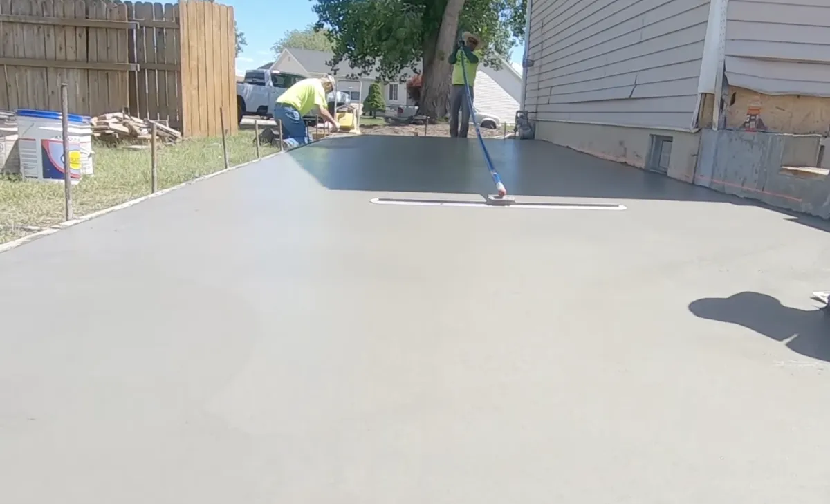 Concrete Driveway Pour