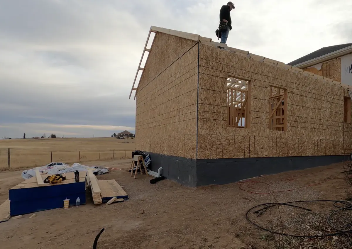 House Addition Framing in Woodbridge